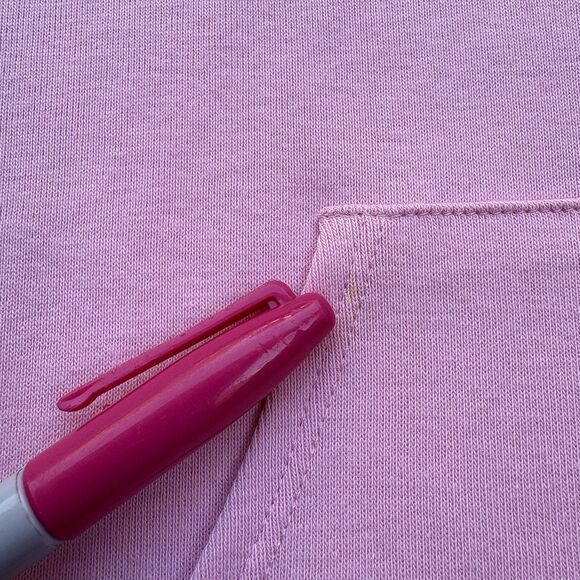 Vintage Ralph Lauren Dress Women Large Pink Soft Stretch Cotton Y2K Preppy Retro - Picture 10 of 11